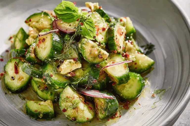 Cucumber Avocado Salad
