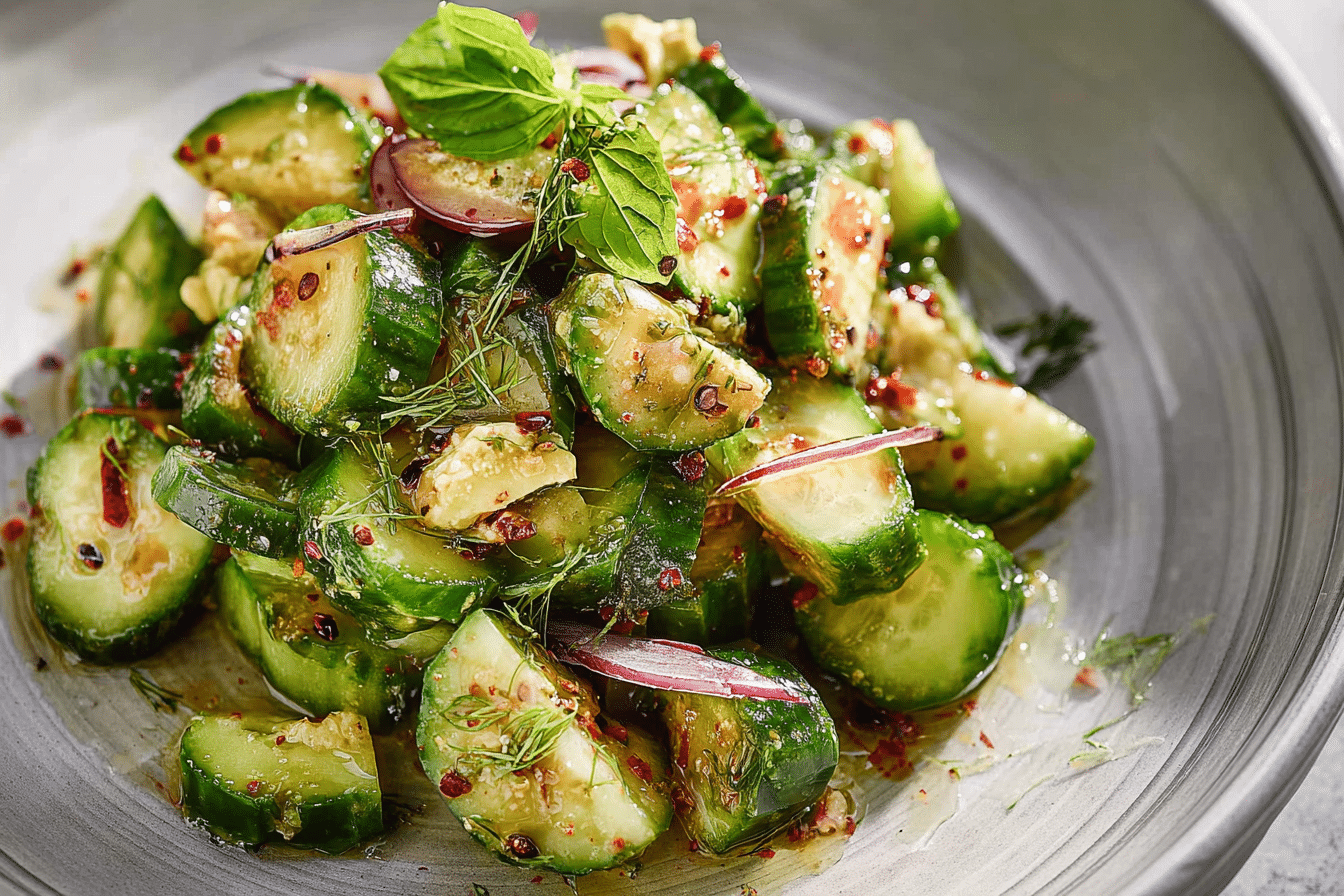 Cucumber Avocado Salad