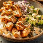 Spicy Mayo Salmon Bowl
