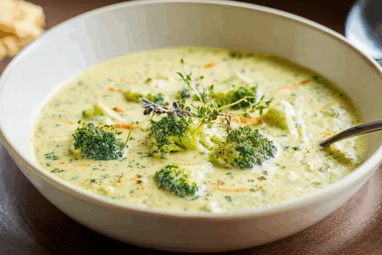 Creamy Broccoli Cheddar Soup