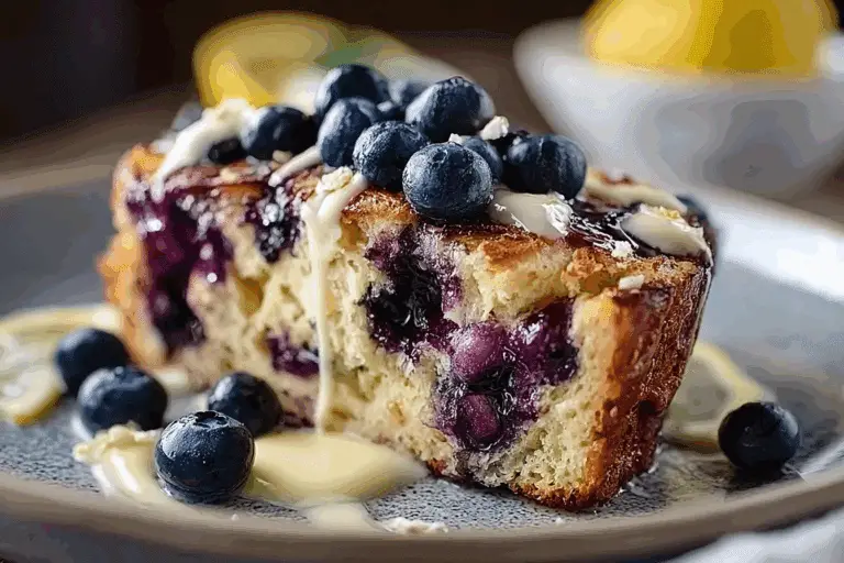 Blueberry Lemon Cream Cheese Sourdough Bread