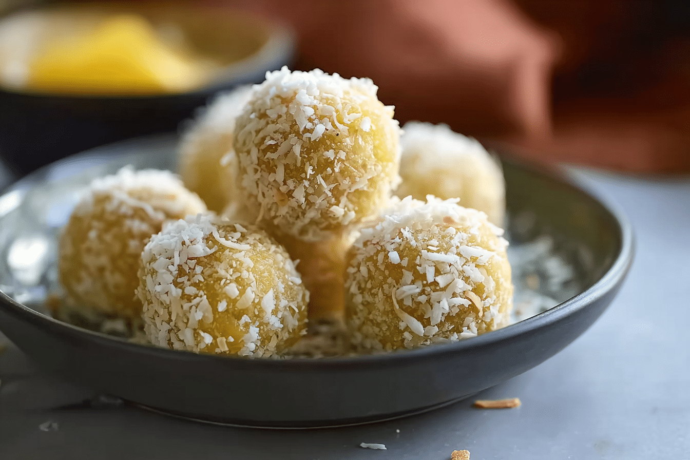No-Bake Coconut Pineapple Bites