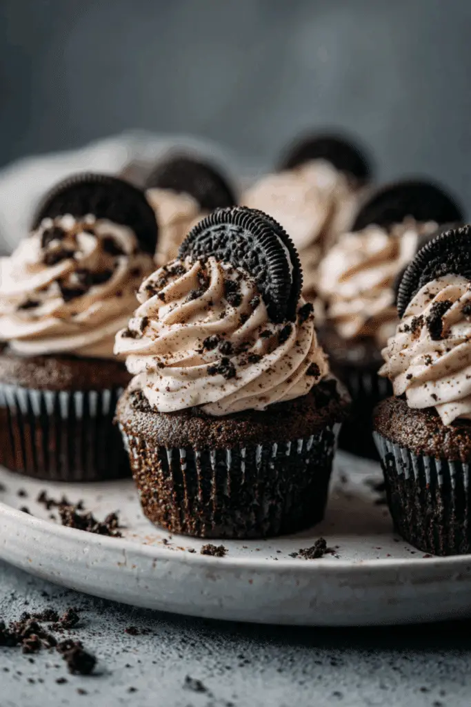 Cookies & Cream Oreo Cupcakes