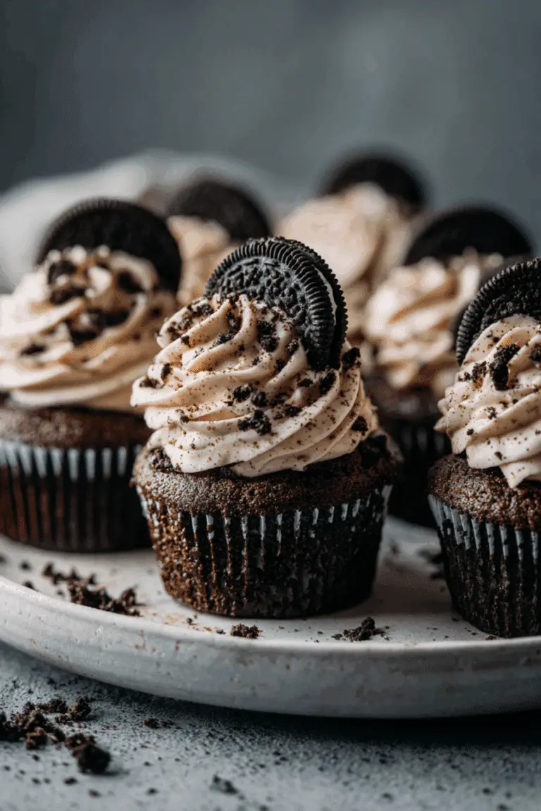 Cookies & Cream Oreo Cupcakes
