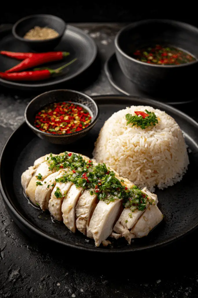 Hainanese Chicken Rice