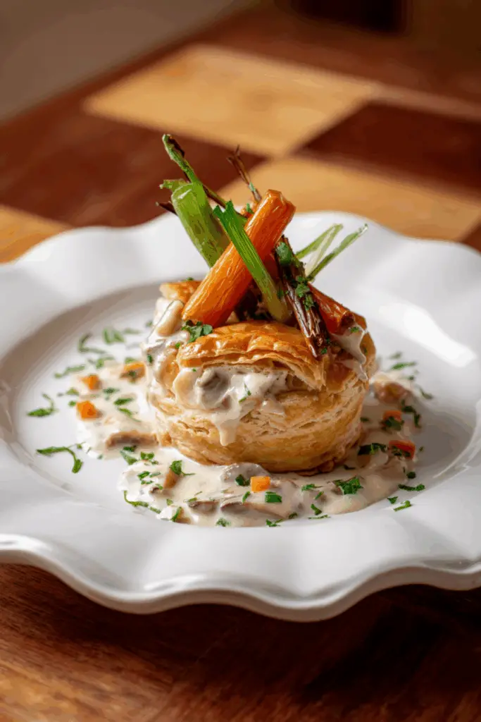 Chicken and Wild Mushroom Vol-au-Vent