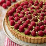 Raspberry Pistachio Frangipane Tart
