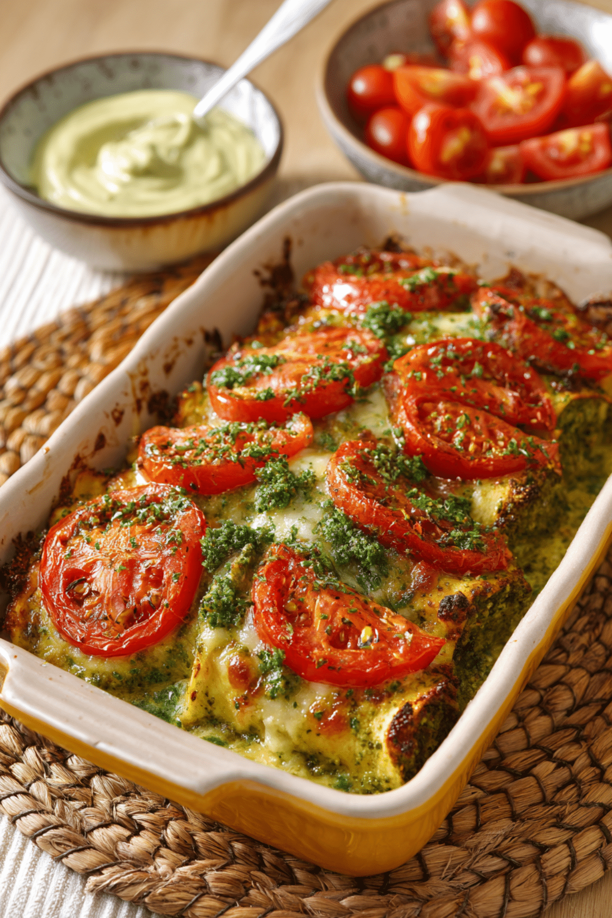 Gevulde Wraps met Kip Pesto