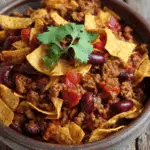 Fiery Beef & Bean Nacho Skillet