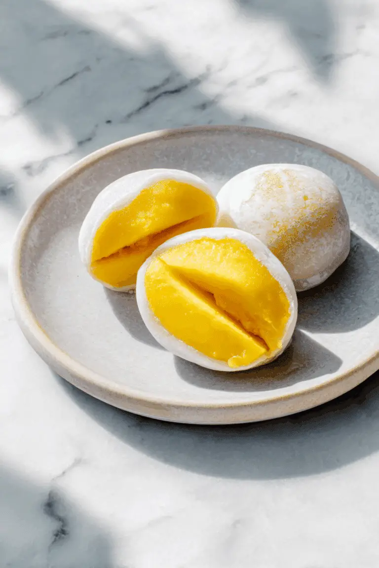 Healthy Mango Mochi