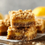 Lemon Oatmeal Crumble Bars
