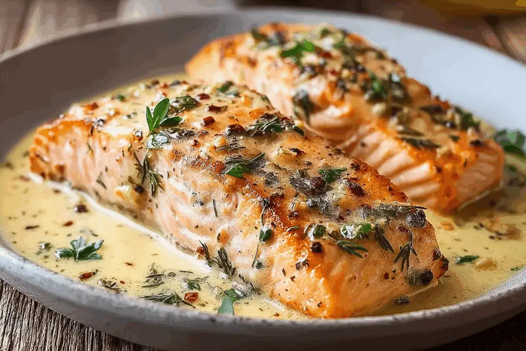 Creamy Garlic Butter Salmon