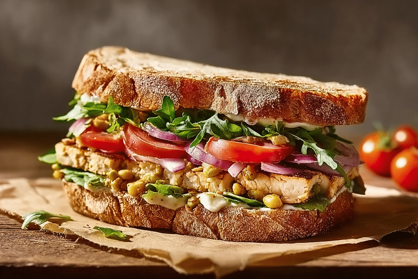 No Bread High Protein Sandwich