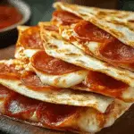 Pepperoni Pizza Quesadillas