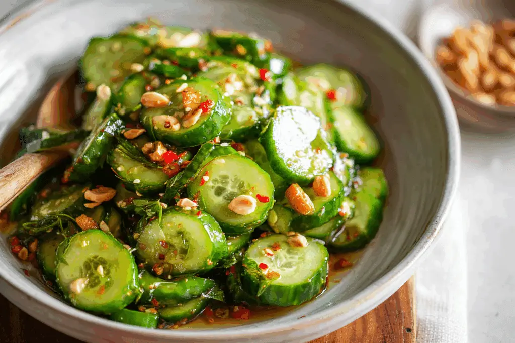 Asian Style Cucumber Salad