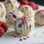 White Chocolate and Raspberry Truffles