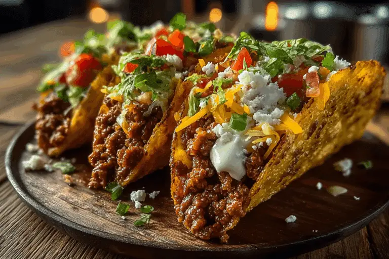 Burger Tacos