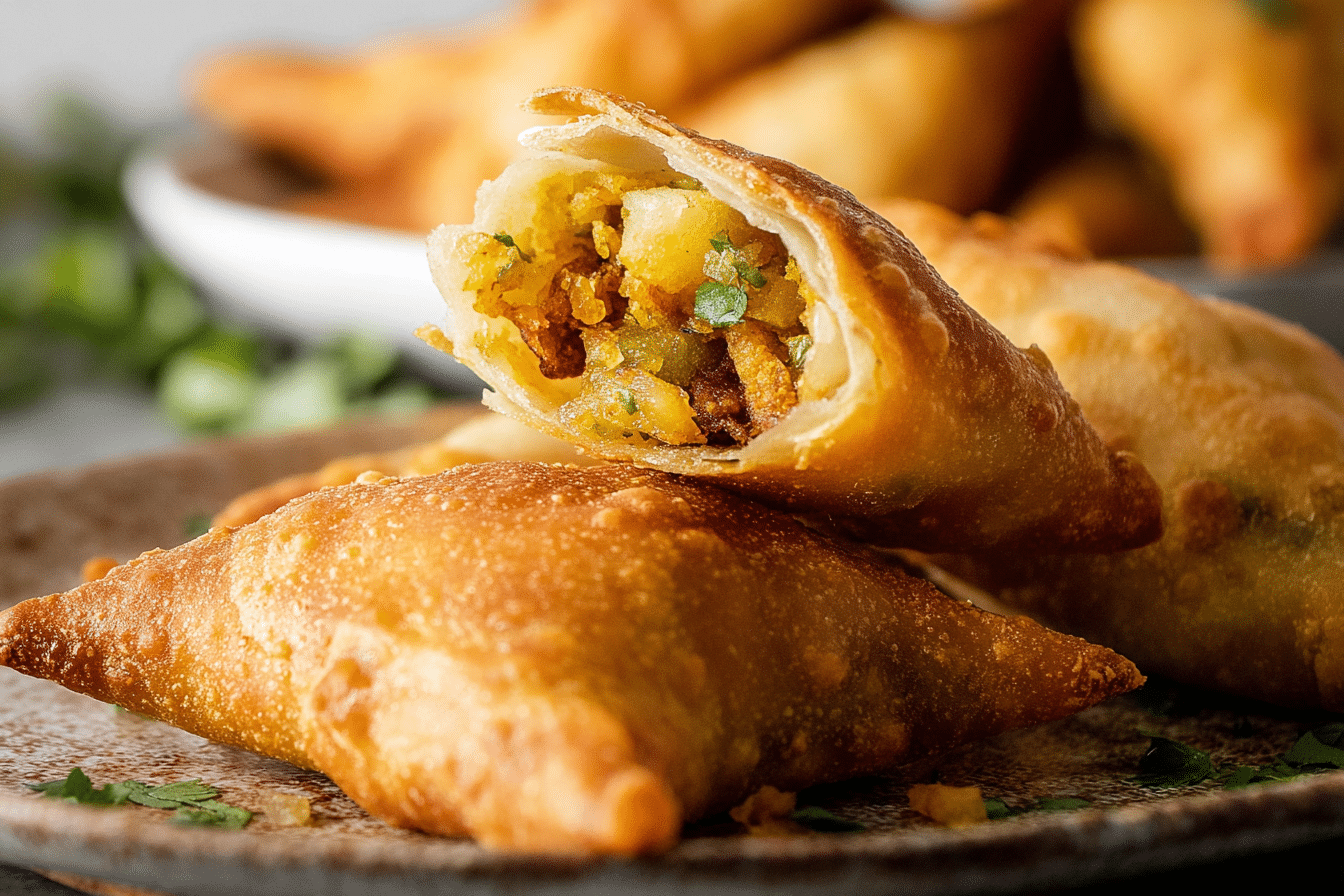 Crispy Potato Roll Samosa