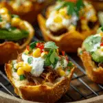 Brisket Elote Tostón Cups