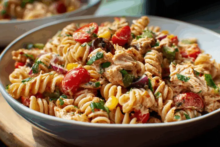 Spicy Tuna Mayo Pasta Salad