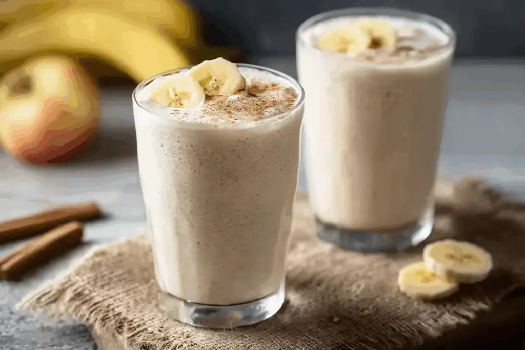 Apple Banana Milkshake