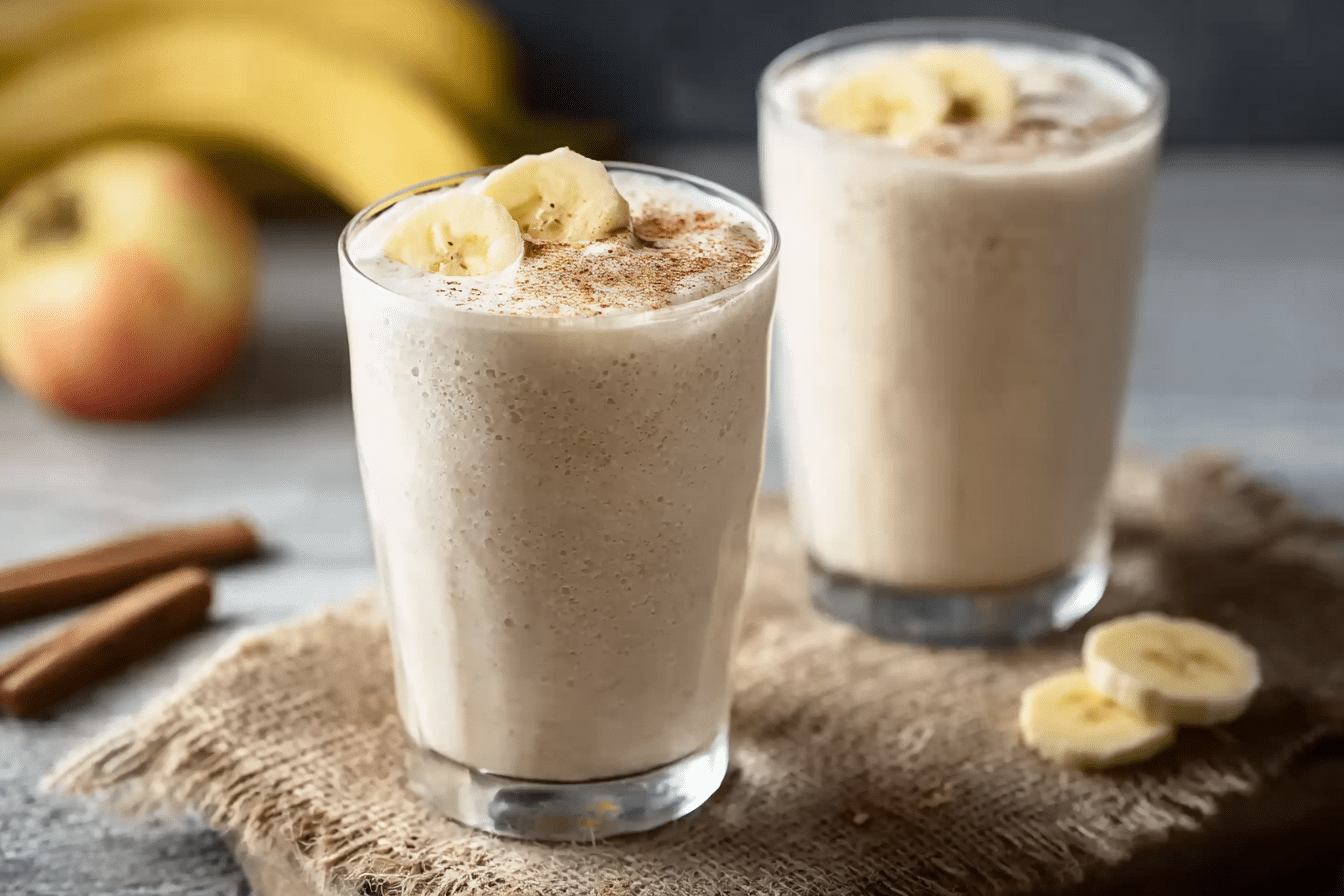 Apple Banana Milkshake