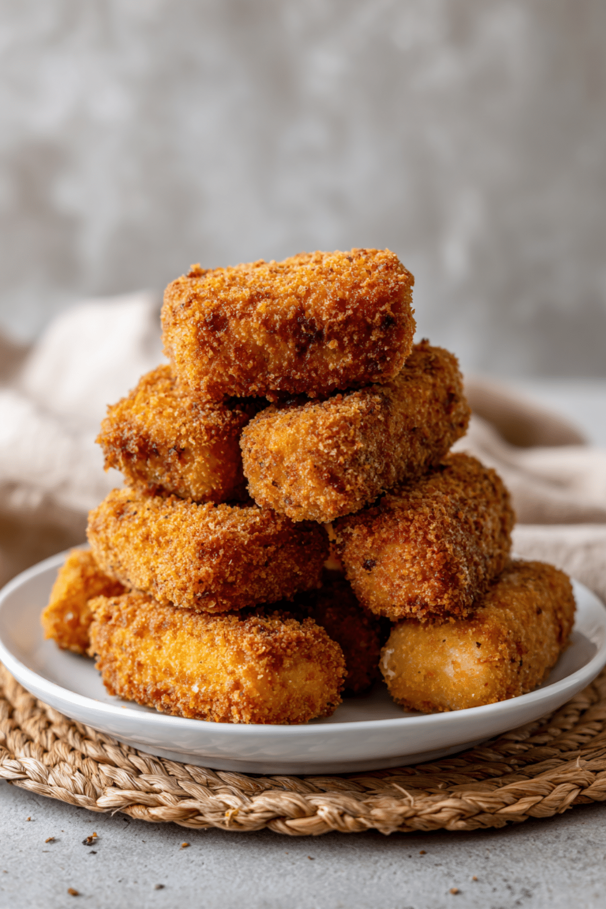 Crispy Creamy Chicken Bread Rolls