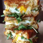 Crispy Hash Browns & Egg Brioche Sandwich