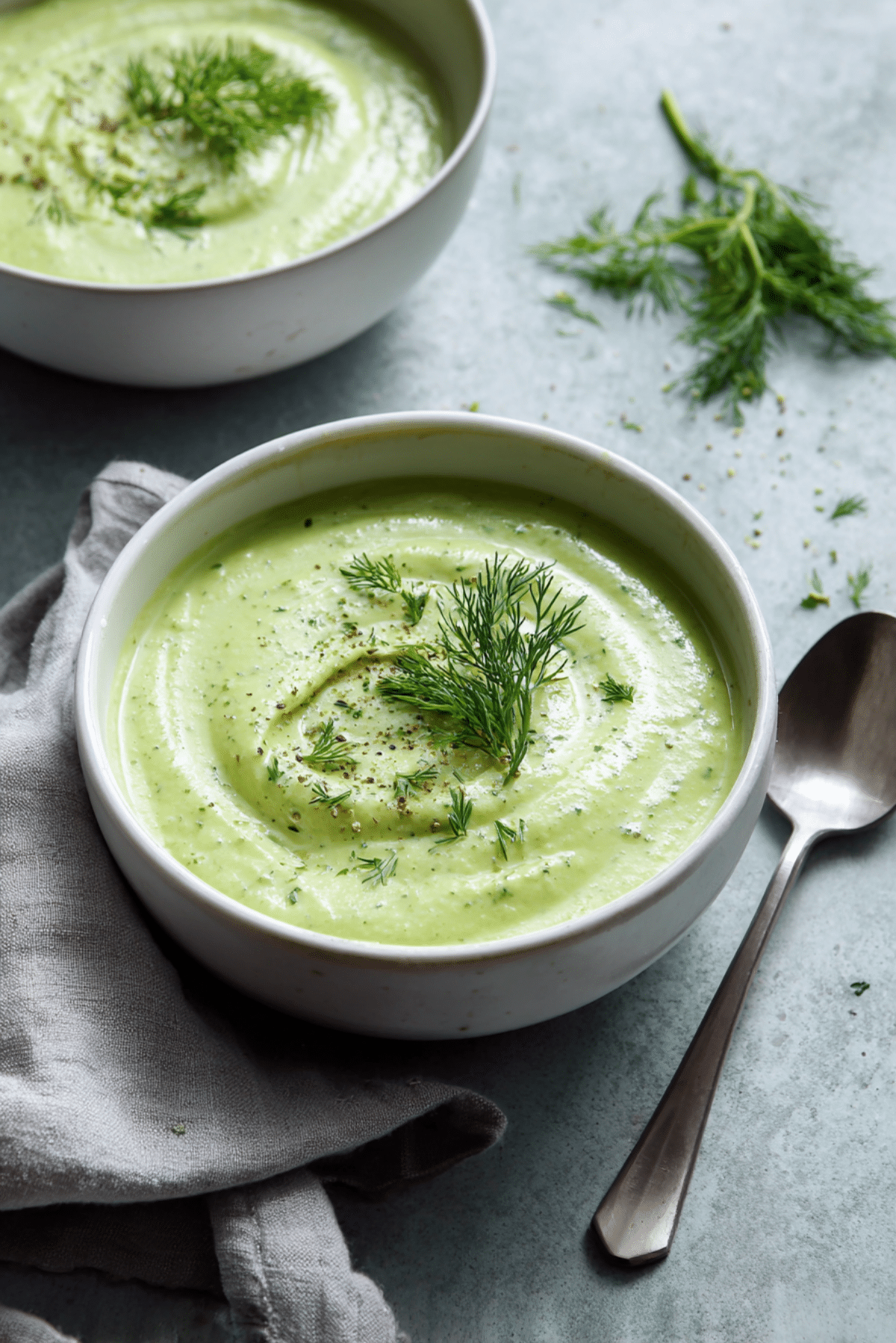 Cucumber Avocado Blender Soup