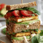 TLT - Tofu Lettuce Tomato Sandwich