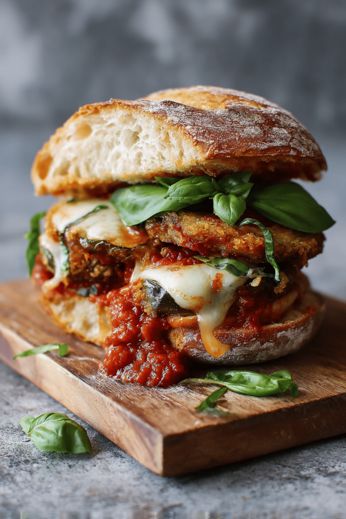 Eggplant Parm Sandwich