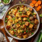 Tofu Mushroom Fried Rice