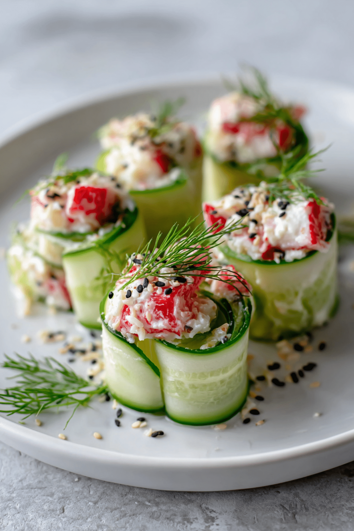 Crab Stick Cucumber Roll