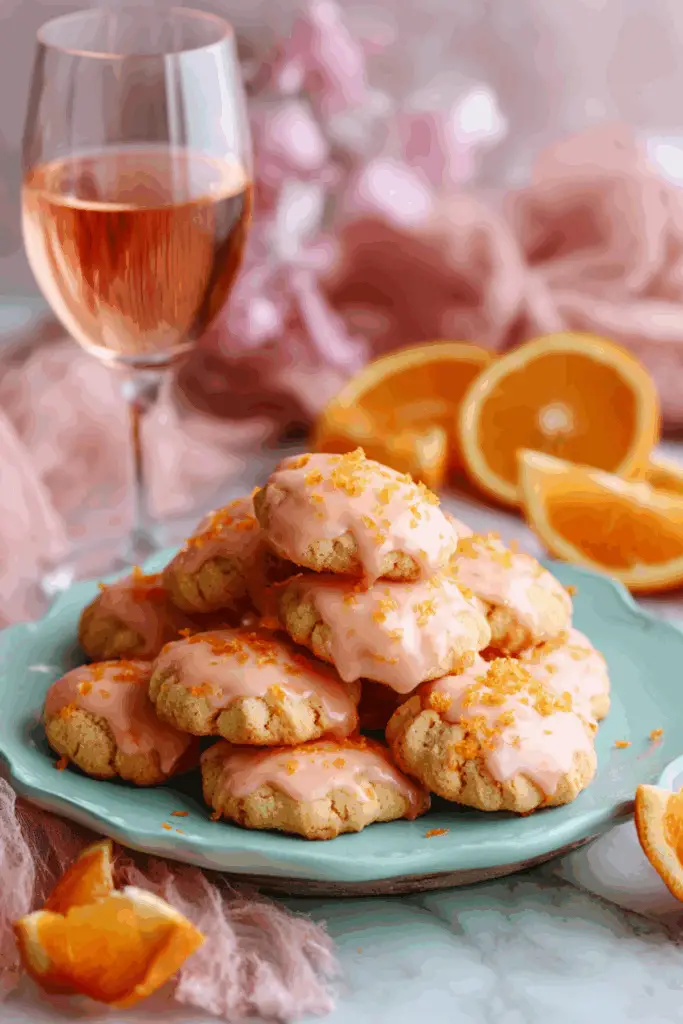 Aperol Spritz Cookies