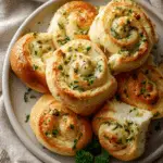 Cheese Stuffed Garlic Butter Rolls
