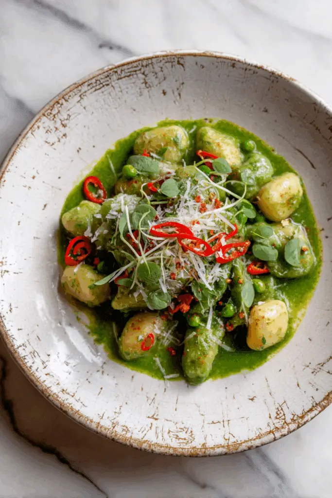 Green Veggie Gnocchi