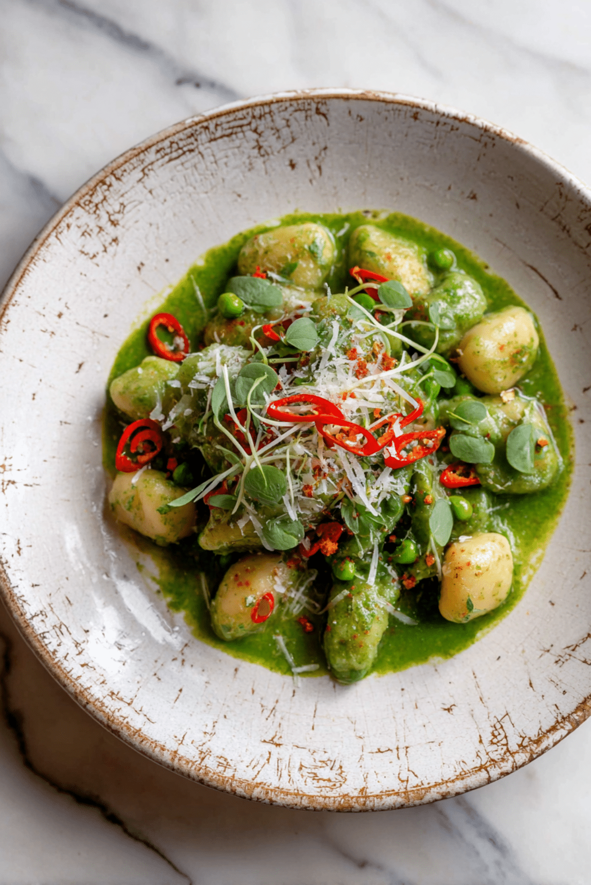 Green Veggie Gnocchi
