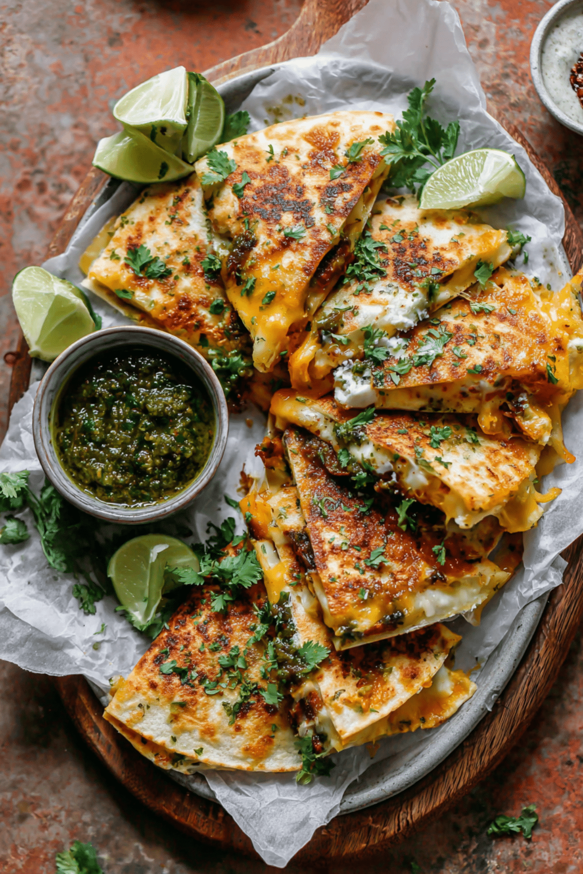 Paneer Tikka Quesadilla