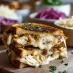 Grilled Mozzarella BBQ Chicken Sandwiches