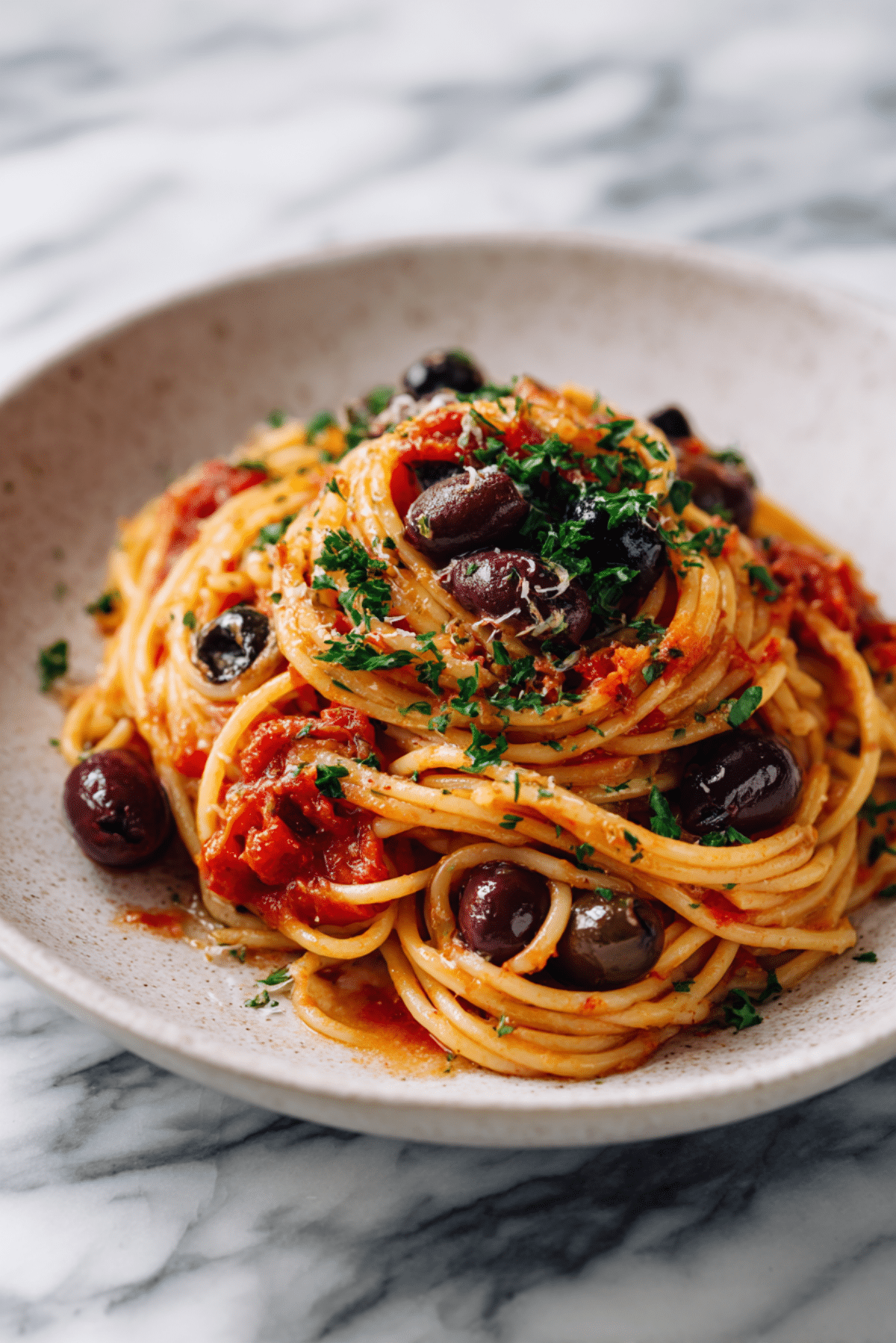 Puttanesca Spaghetti