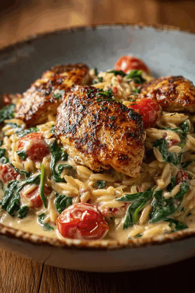 Creamy Chicken Orzo