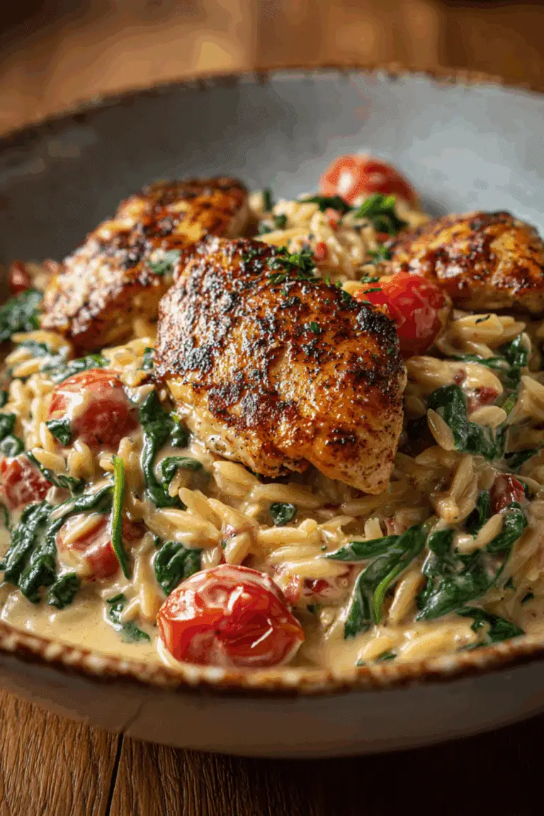 Creamy Chicken Orzo