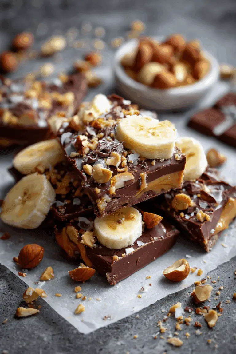 Snickers Banana Bark