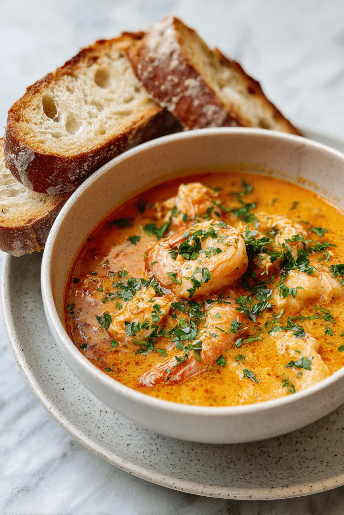 Creamy Crab and Shrimp Seafood Bisque