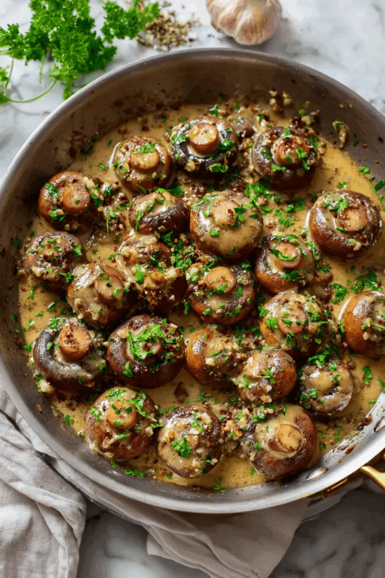 Butter Garlic Mushrooms