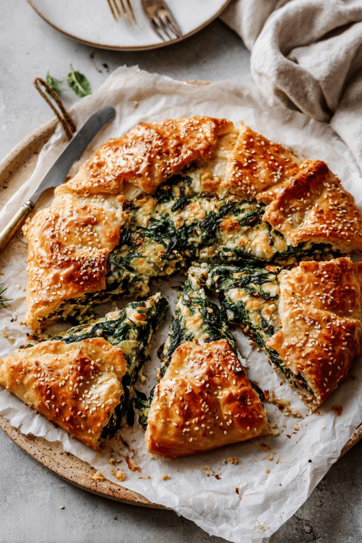 Spanakopita Galette