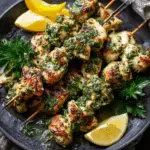 Chimichurri Chicken Skewers