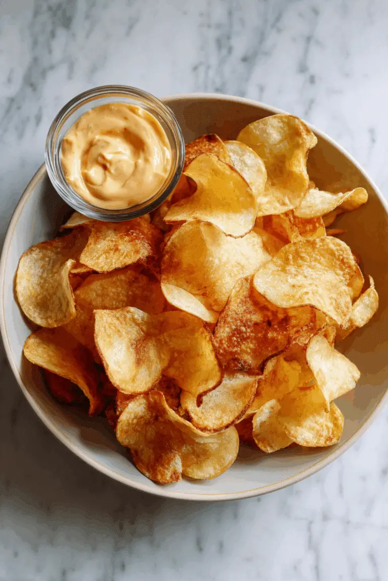 Oil-Free Microwave Potato Chips