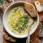 High Protein Potato Leek Soup