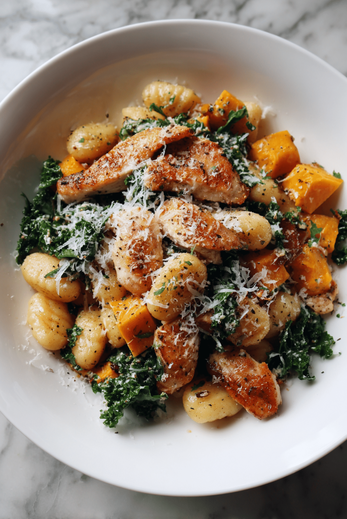 Chicken Gnocchi with Butternut Squash & Kale